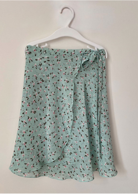 Хітон балетний ORIELLA FLORAL шифон, floral mint, XS(32см)