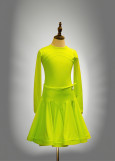 TRACY RATING - Рейтинговое платье ДР, юбка "цветочек" бифлекс, тропик лимон, 128см