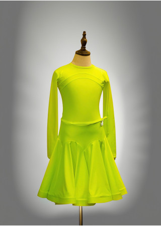 TRACY RATING - Рейтинговое платье ДР, юбка "цветочек" бифлекс, тропик лимон, 128см