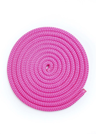 Скакалка MJ-240 полиэстер, Pink (P), 2,5cm