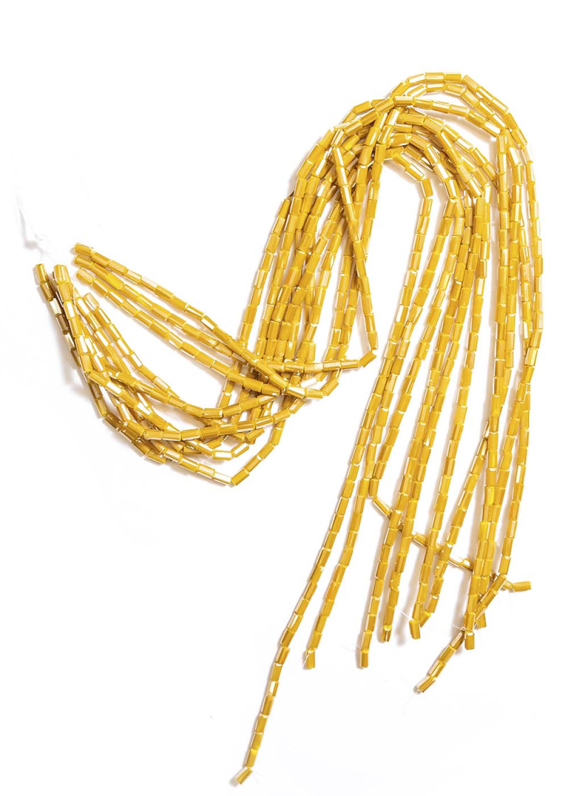 Намистини прямокутні Crystal Golden Shadow Mat, 3х6