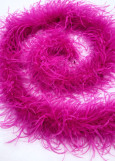 Боа страус Premium перо, Hot Magenta, 1.8m, трехниточный