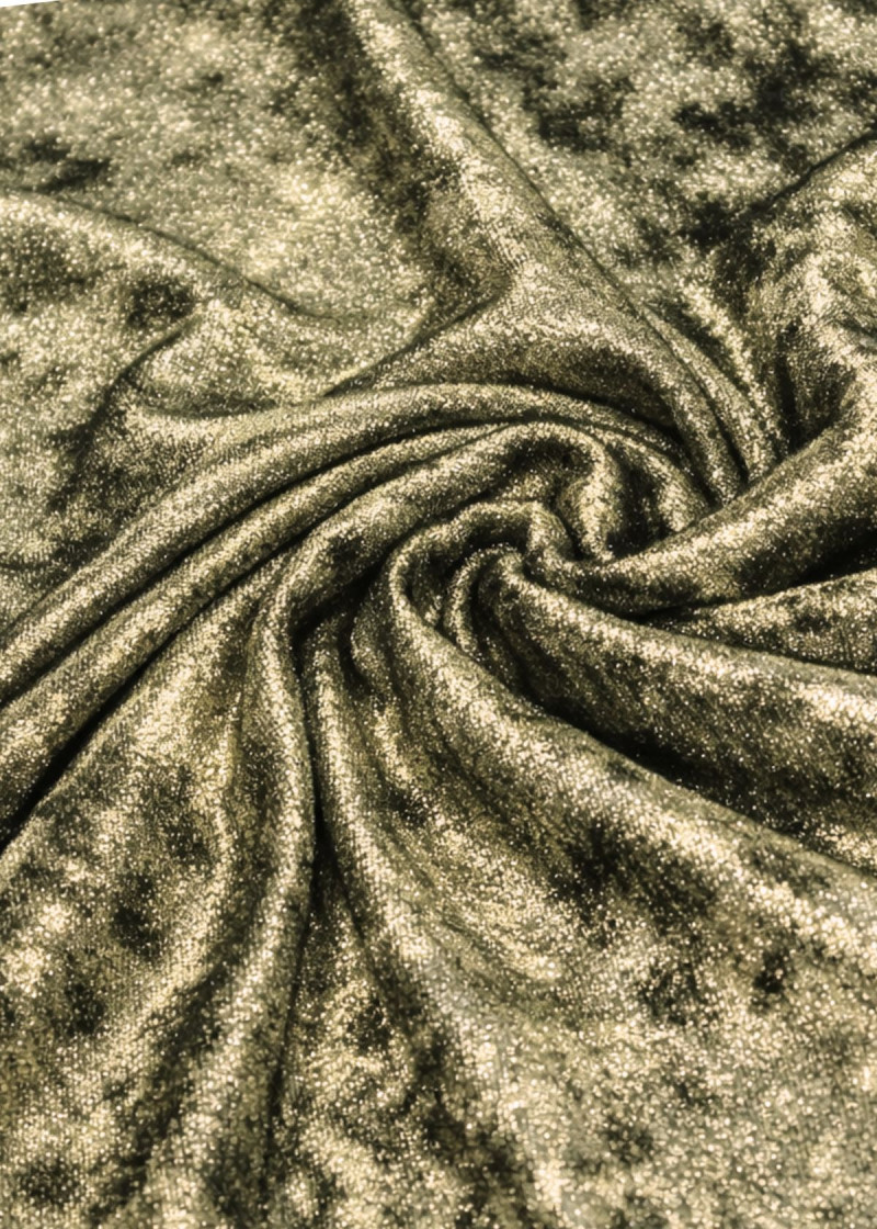 Велюр Crash 100%полиэстер, золото, 1.55m