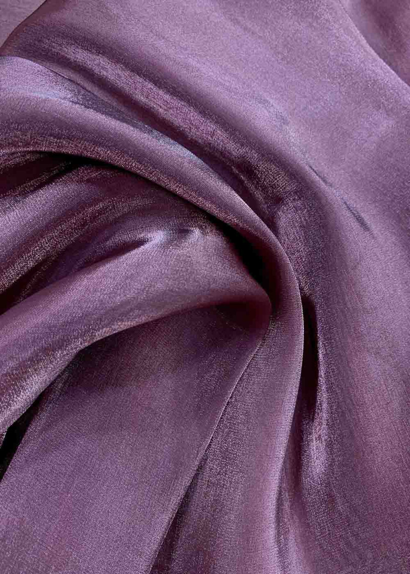 Органза Metallic 100%поліестер, сливовий, 1.5m