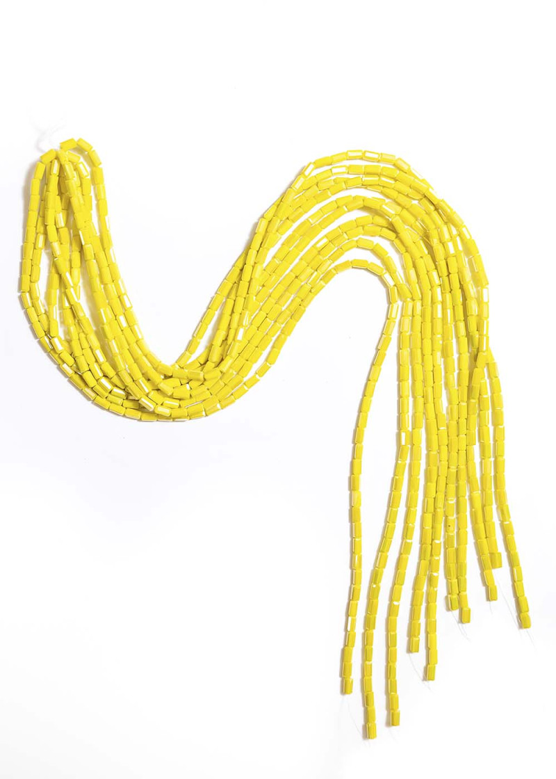 Намистини прямокутні Citrine Matt, 3х6