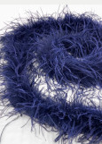 Боа страус Premium пір'я, midnight sky, 1.8m, тринитковий