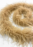 Боа страус Premium пір'я, flesh, 1.8m, тринитковий