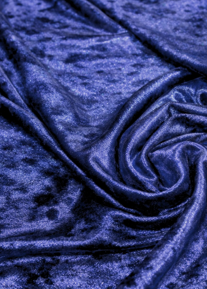 Велюр Crash 100%поліестер, темно-синій