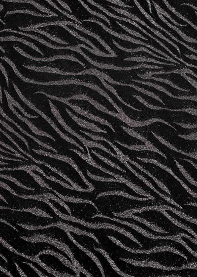 Сетка текстура "Zebra" 60%полиамид, 40%эластан, серебро, 1.6m