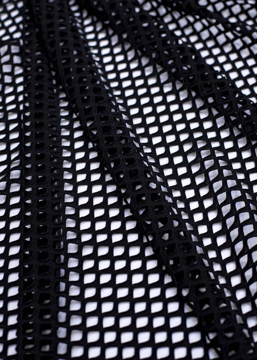 Сітка текстура FISH NET CHRISANNE CLOVER 95%поліамід, 5%еластан, Black (CC), 1.5m