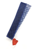 Регилин-декор РОМБ 100%полиэстер, тёмно-синий, 4 cm
