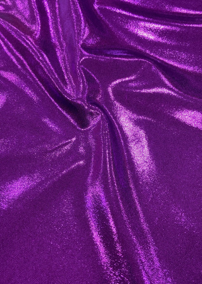 Лайкра Metallic Chrisanne Clover 80%полиамид, 20%эластан, Purple on Purple (CC), 1.5m