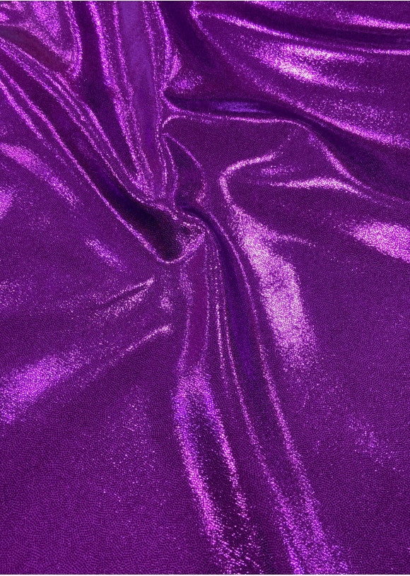 Лайкра METALLIC CHRISANNE CLOVER 80%поліамід, 20%еластан, Purple on Purple (CC), 1.5m