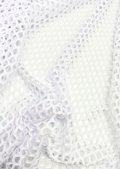 Сетка текстура Fish Net Chrisanne Clover 95%полиамид, 5%эластан, White (CC), 1.5m