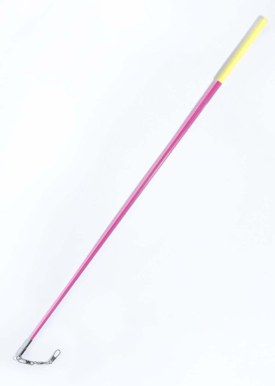 Паличка для гімнастики SASAKI NEW FIG MJ-82, 50cm фібро-скло, Pink x Yellow (KEPxY), 50cm
